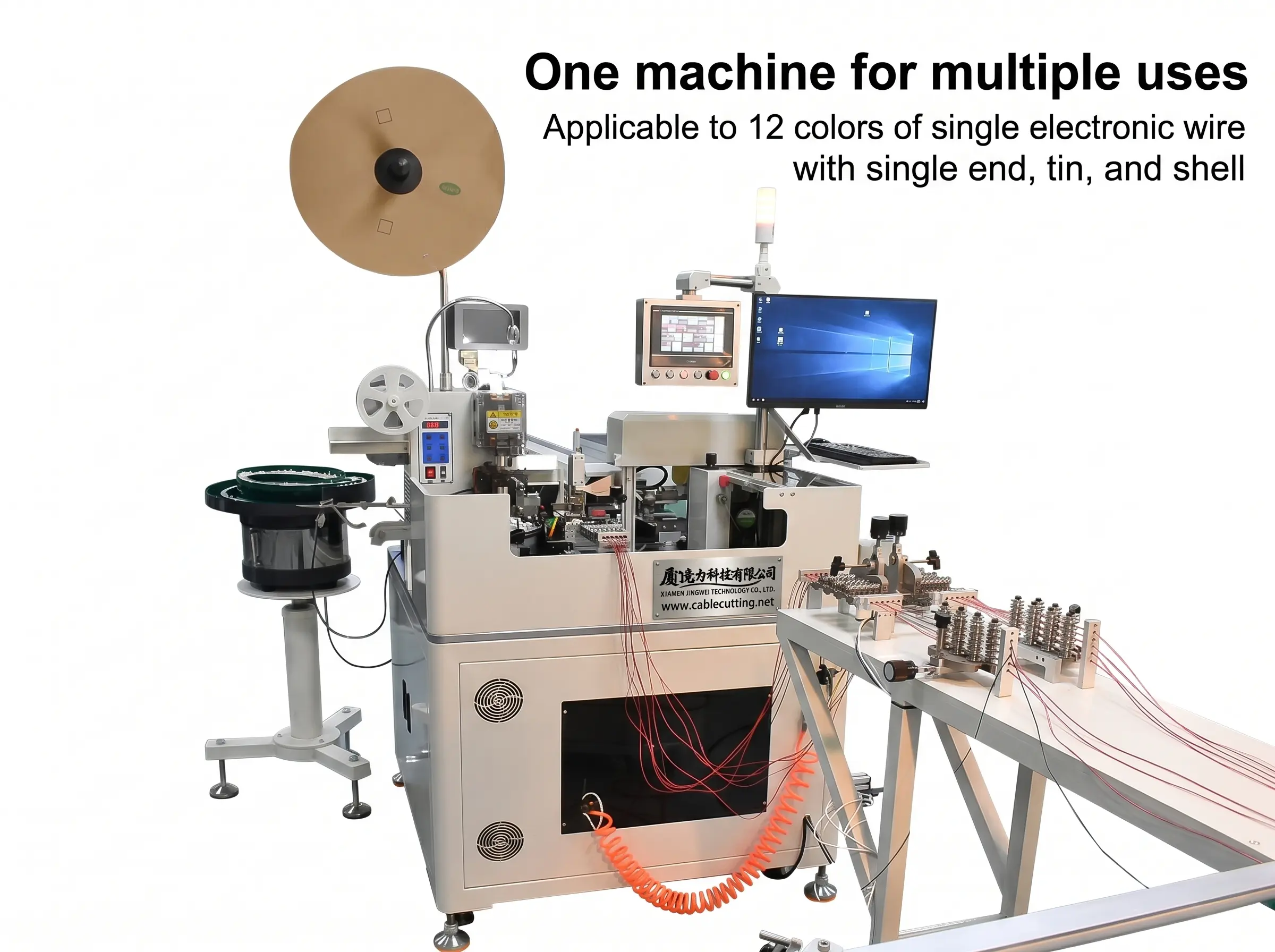 WPM-DPW: Automatisk multi-wire stikskalmaskine til effektiv kabelproduktion
