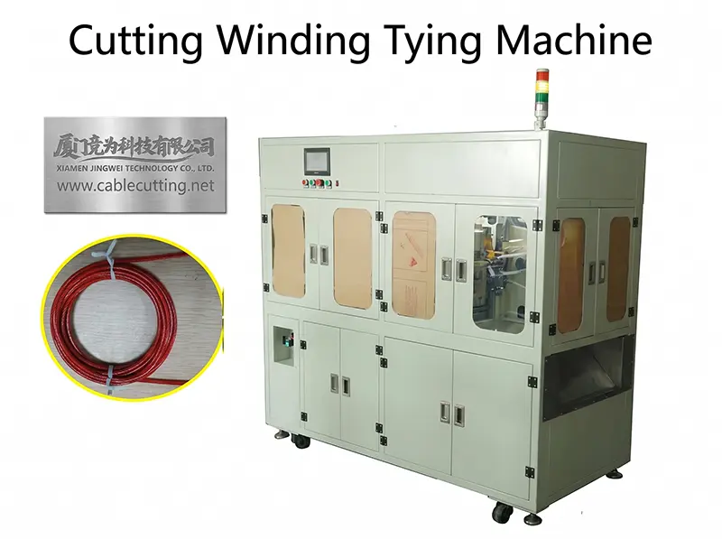 WPM-CRT-02M: Automatisk skæring, vikling og binding af wirer – effektiv produktion