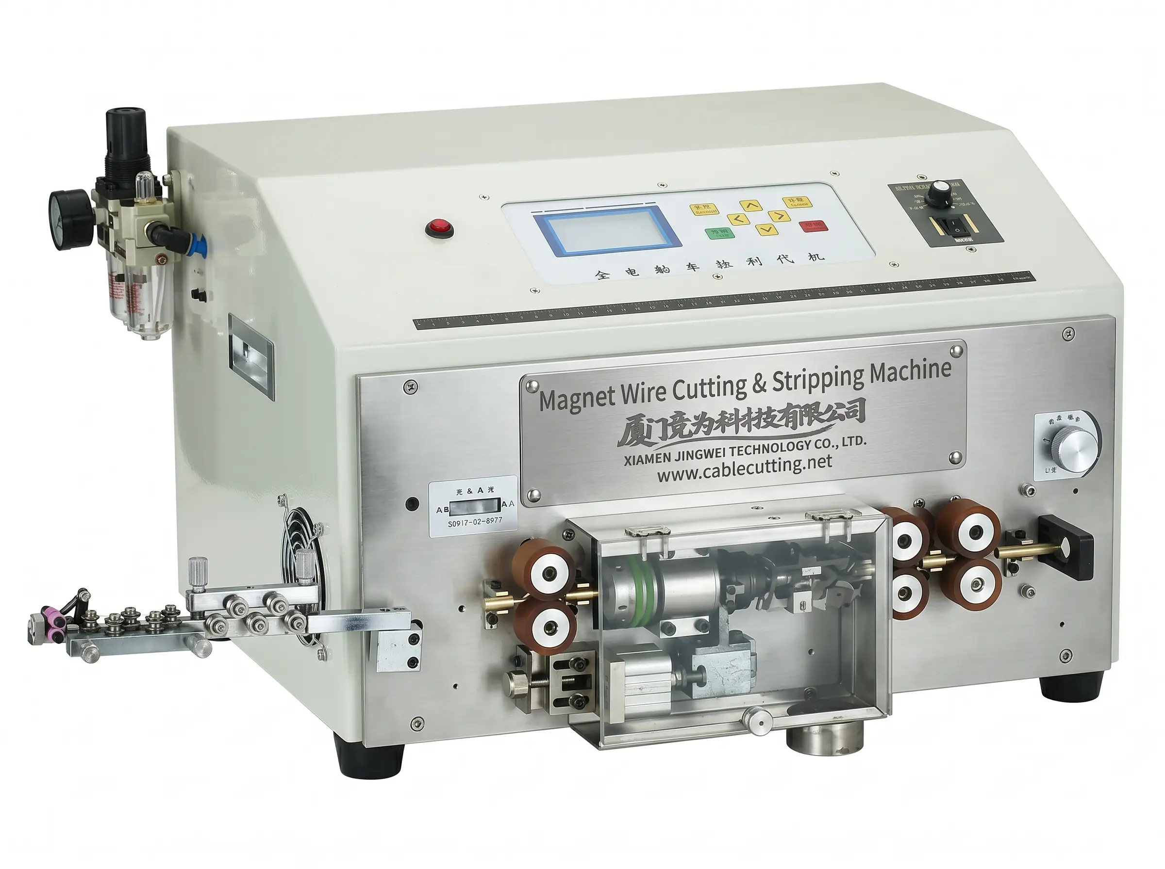 Magnettråd afisoleringsmaskine WPM-0525 – Automatisk og præcis trådbehandling