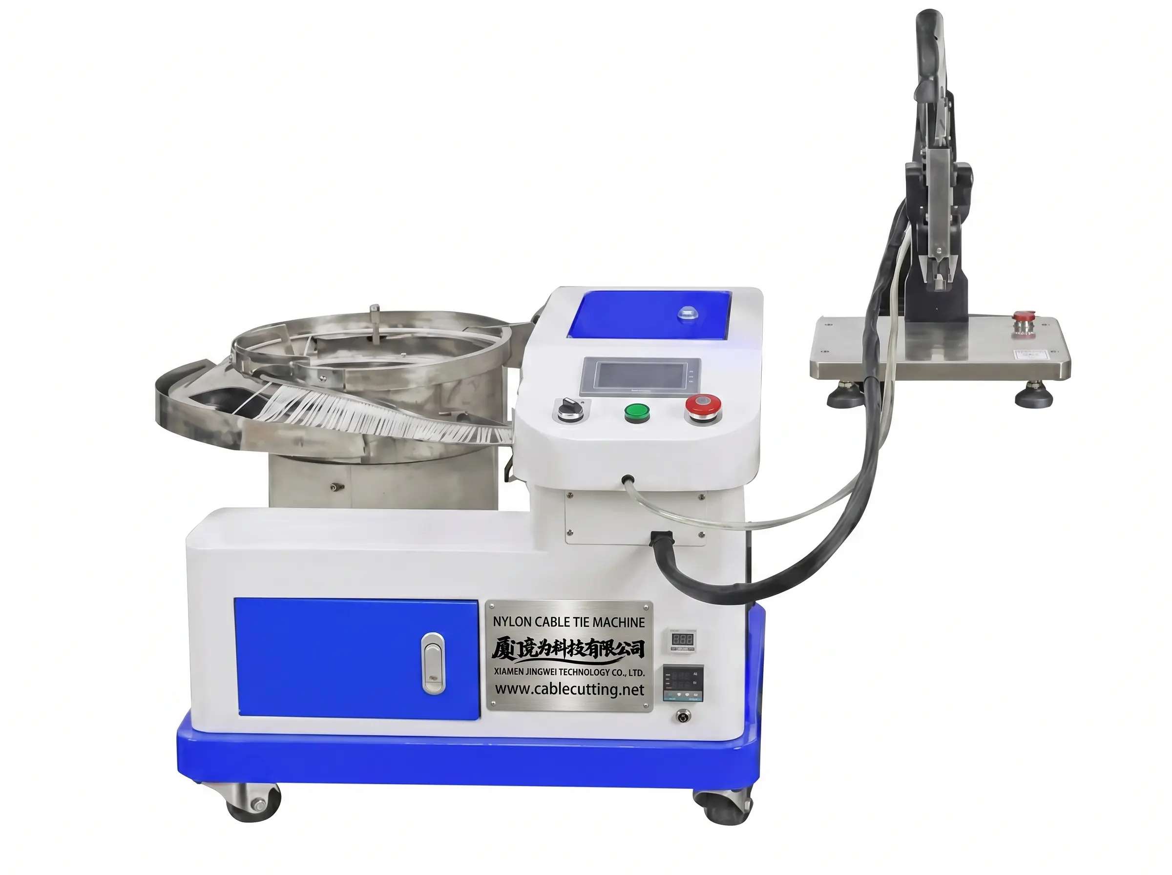 Automatisk nylonkabelbindingsmaskine til motorstator – JINGWEI