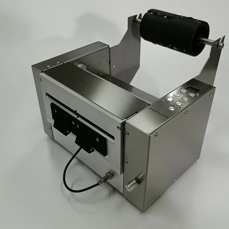 Elektryczny dozownik przemysłowy do taśmy o szerokości 200 mm ZCUT-200, przemysłowy przecinak taśmy, dozownik taśmy ZCUT-200, elektryczny przecinak taśmy 