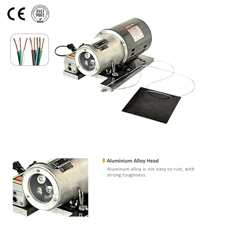 Wire stripping og twisting maskine, wire twister, wire stripping twister 