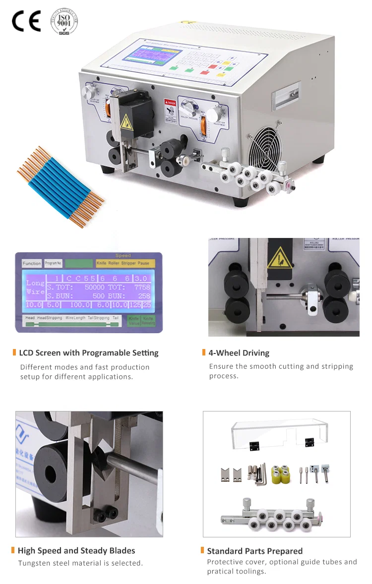 Wire stripping and cutting machine, Wire Cutting Stripping Machine, Machine For Cutting And Stripping Wires, Automatic Wire Cutting And Stripping Machine Produc Wire stripping og skæremaskine, wire cutting stripping maskine, maskine til skæring og stripping af ledninger, automatisk wire cutting and stripping machine producer