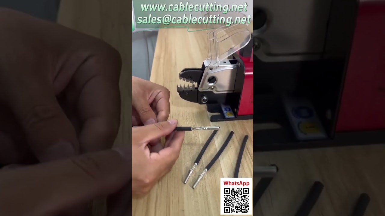 5ND Pneumatisk Crimp-værktøj – Video af crimpning af solcelleterminaler