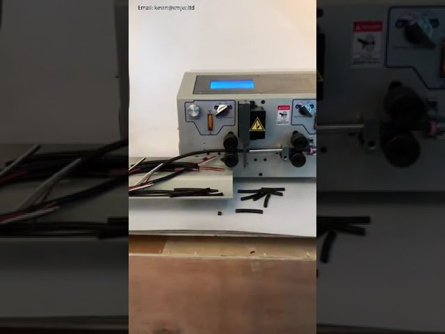 Automatisk afisoleringsmaskine SWT-508-HT-2-S med touchskærm – 0,1-10mm² kabelafisolering og -skæring