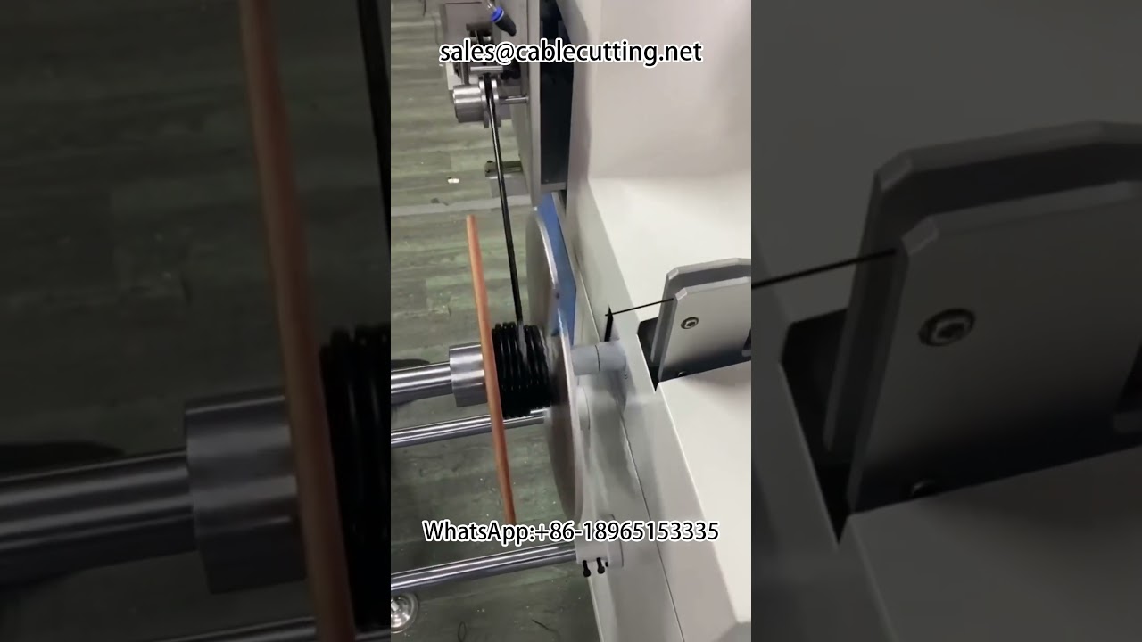 Automatic metre sorting, cutting, winding and tying machine #wiring machine #metre winding machine