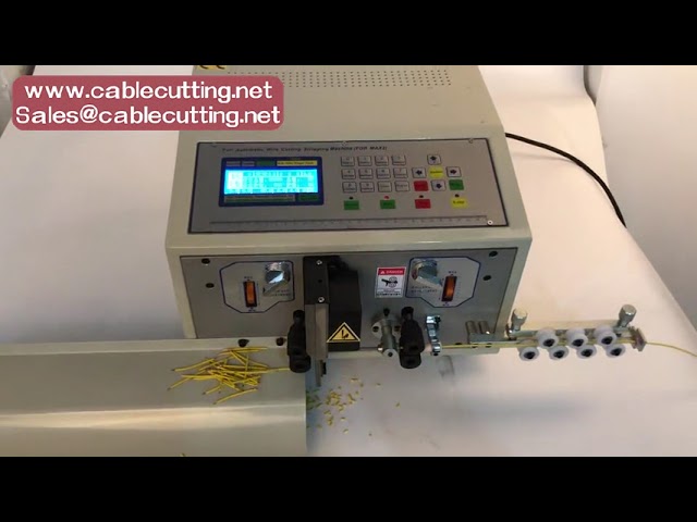 8 mm² Fuldautomatisk Elektrisk Wire Stripper Maskine – Præcis Kabelafisolering & Klipning