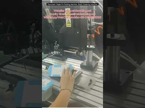 Pneumatisk hæfteklammepakkemaskine | Elastisk fastspændingsmaskine til effektiv automation