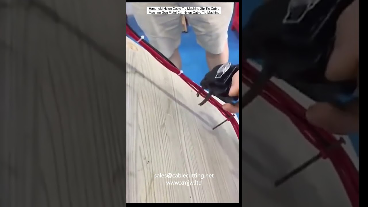 Håndholdt nylon strips pistol - effektiv kabelbindingsmaskine til bil og industri