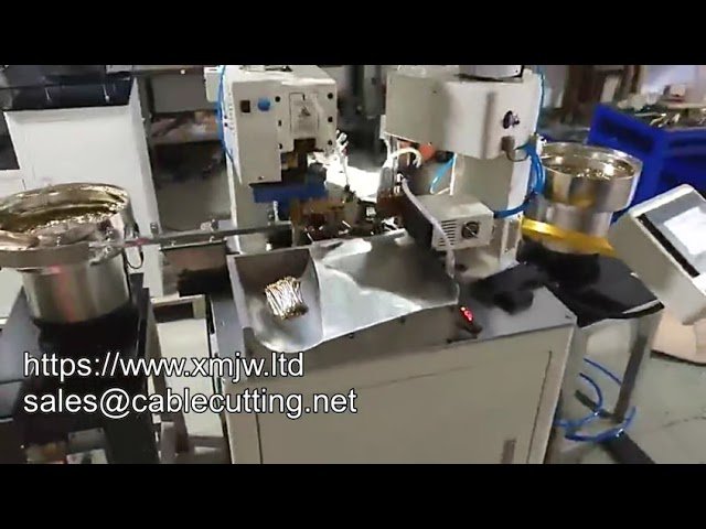 101YW Fuldautomatisk Bulk-Kabel Crimpemaskine - Skærer, Stripper & Crimper Begge Ender