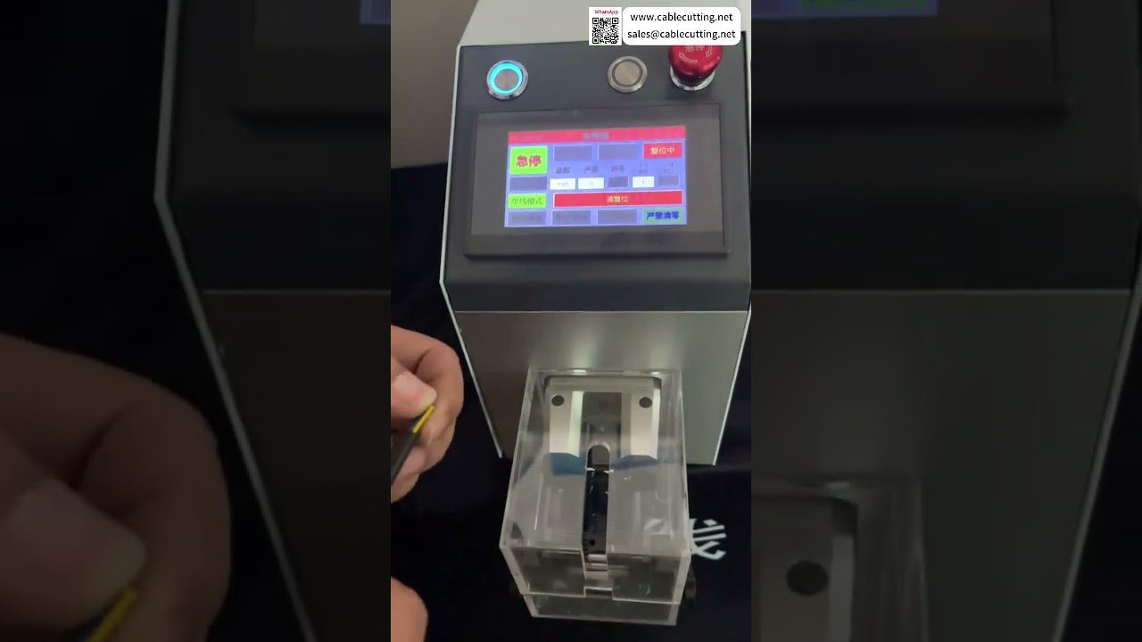 Ren pneumatisk wire-afisoleringsmaskine med brugerdefinerede outputindstillinger og fuldautomatisk processtyring