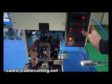 Effektiv end feed trådafisolering og crimpemaskine WPM-2008A2-E til automatisk terminalmontage