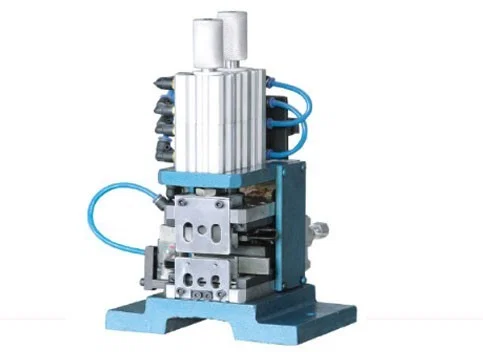 Vertical Pneumatisk Trådafisolering maskine WPM-4F - Semi-automatisk stålbørstemaskine